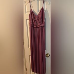Davids bridal mauve bridesmaid dress